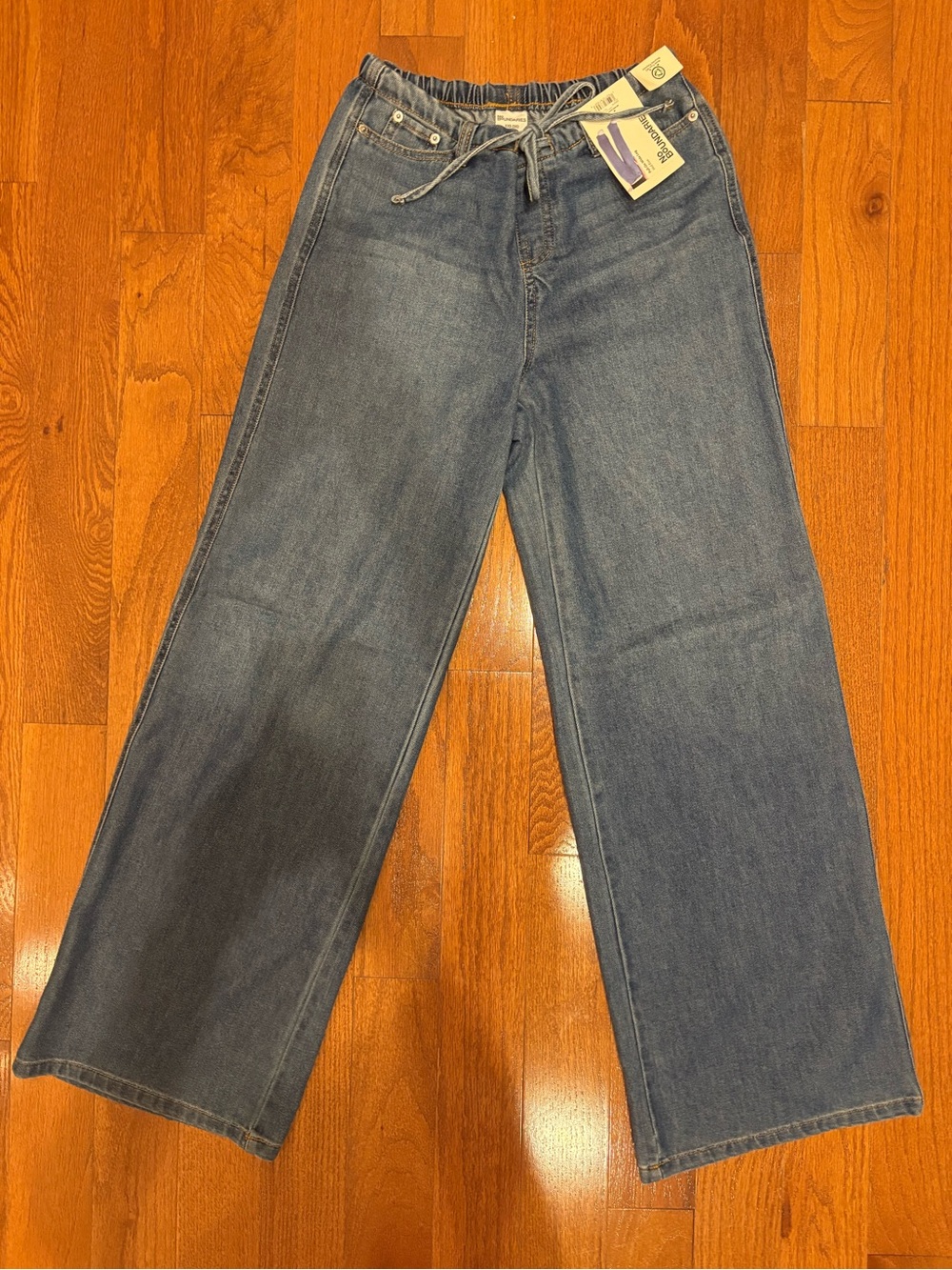 No Boundaries Wide Leg Jeans in Denim Blue